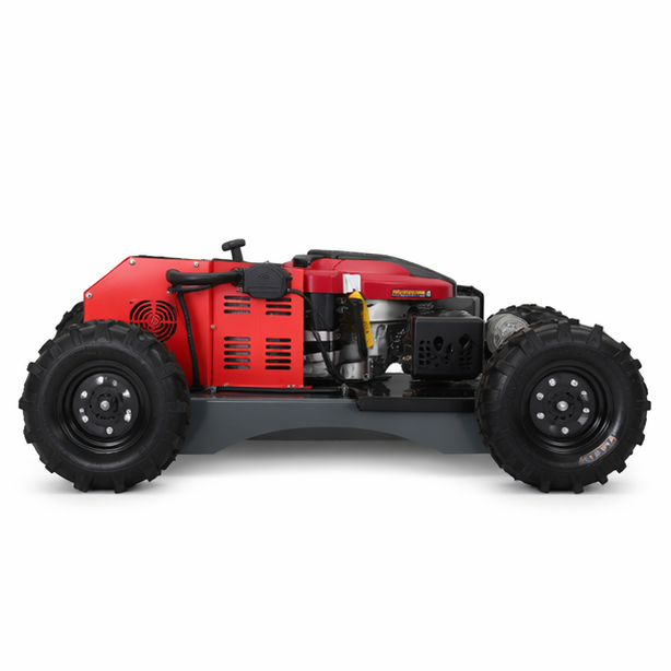 Gas-Powered Wheeled Remote-Controlled Brush Mower