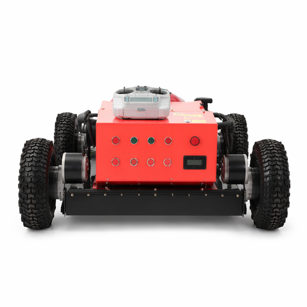Gas-Powered Wheeled Remote-Controlled Brush Mower