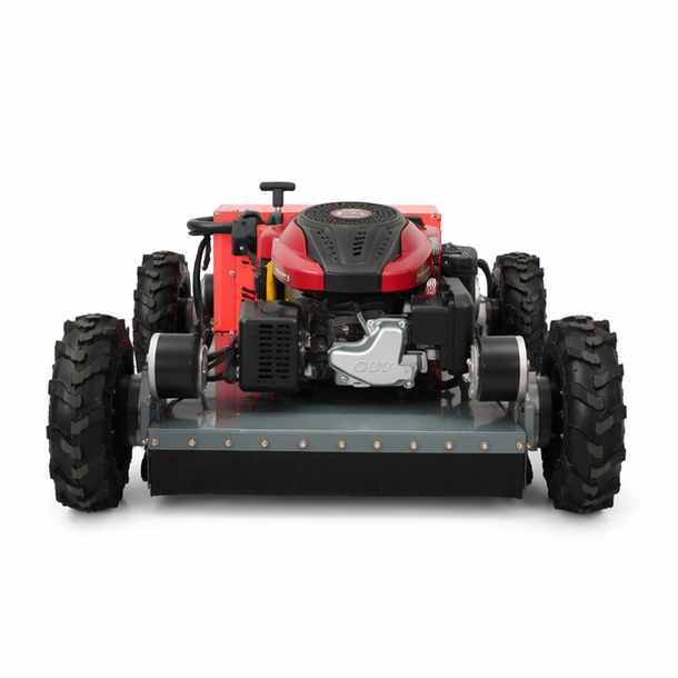 Gas-Powered Wheeled Remote-Controlled Brush Mower
