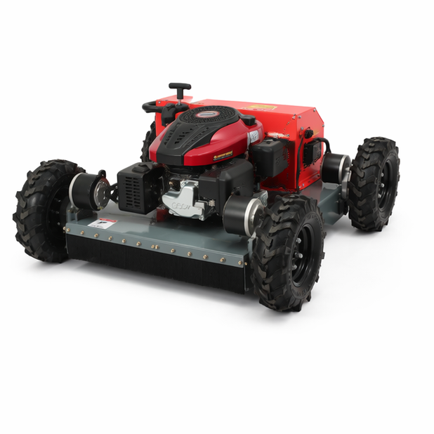 Gas-Powered Wheeled Remote-Controlled Brush Mower