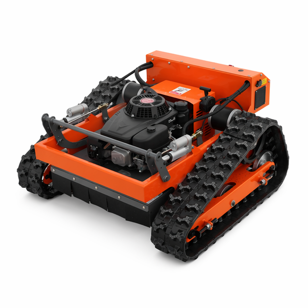 [Model] Tracked Remote-Controlled Mower for Slopes and Rough Terrain