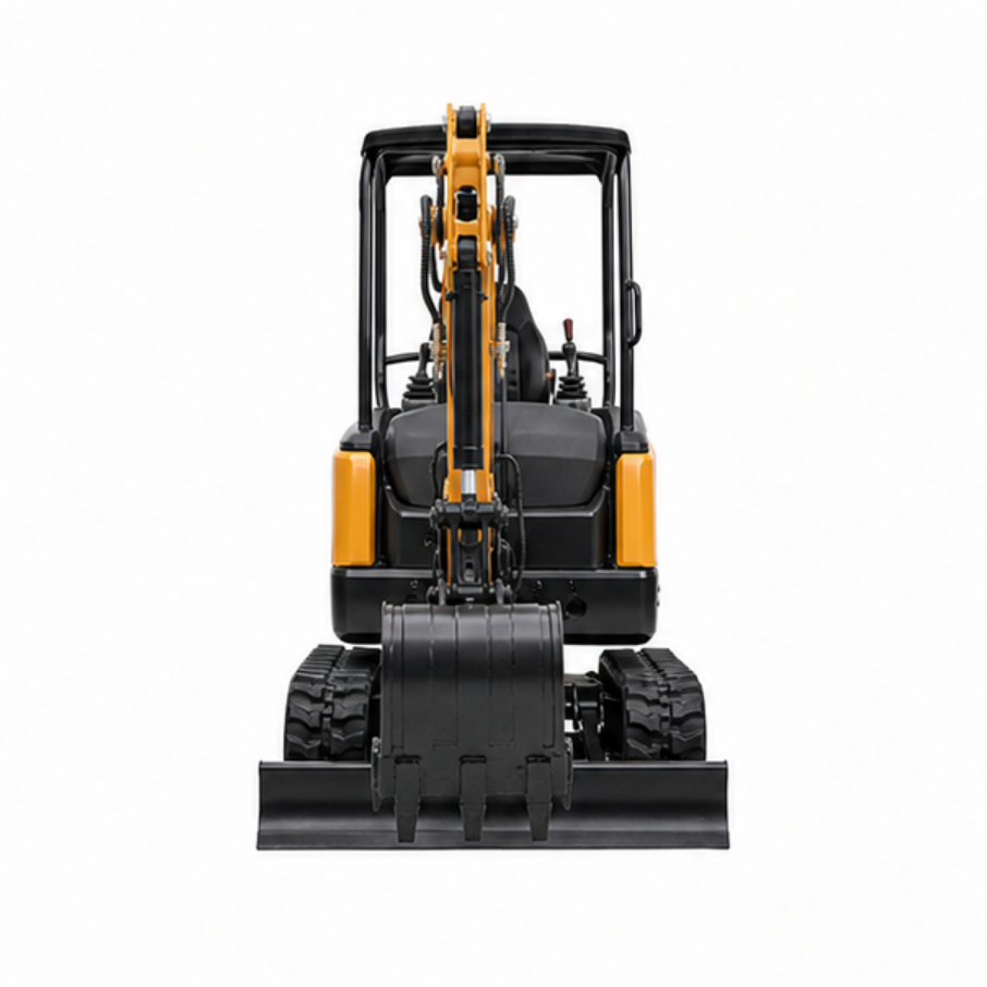 Mini Crawler Hydraulic Excavator Multifunctional Compact Digger with Bulldozer Blade